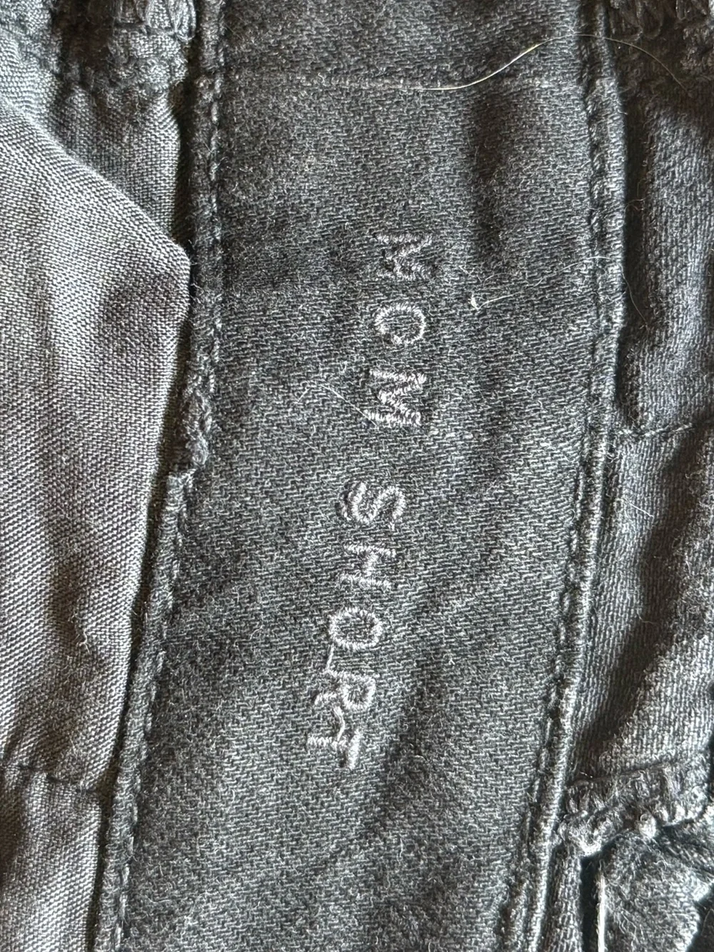 American Eagle High-Waist Black Mom Shorts